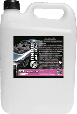 Nano Ceramic High Gloss Paint Renovator Bottle PNG image with transparent background