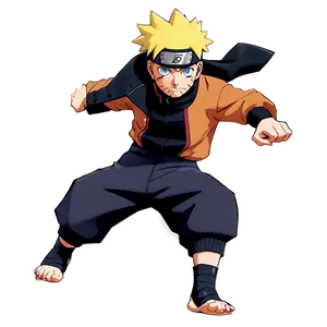 Naruto Determined Run Png Kfm34 PNG Image