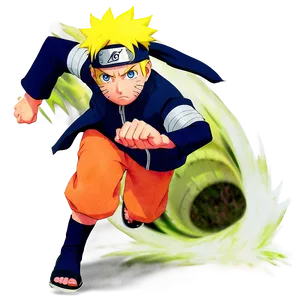 Naruto Fast Run Action Png 6 PNG Image