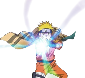 Naruto Rasengan Training PNG Image