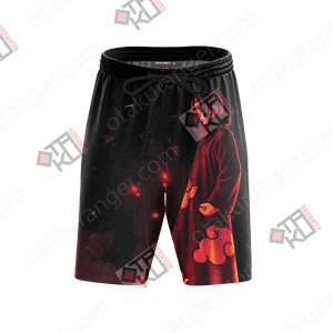 Naruto Uchiha Itachi 3d Beach Shorts - Pocket, HD Png Download PNG image with transparent background