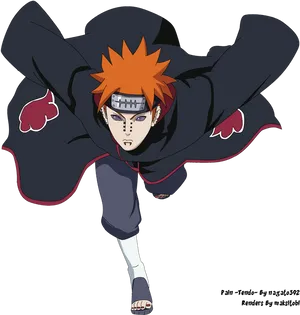 Naruto_ Uzumaki_ Akatsuki_ Cloak PNG Image