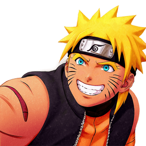 Naruto Uzumaki Smile PNG 05032024 PNG image with transparent background