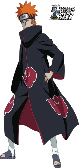 Narutoin Akatsuki Robe PNG Image