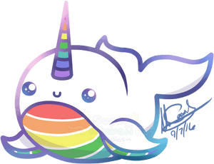 Narwhal Keychain Design By Superkawaiistudios On Deviantart - Kawaii Narwhal Png PNG image with transparent background