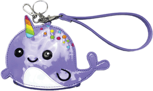 Narwhal Purse Key Chain - Handbag PNG image with transparent background