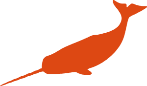 Narwhal Whale Fish Animal Transparent Image - Narwhal Silhouette PNG image with transparent background