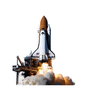 NASA Shuttle Launch PNG 06112024 PNG image with transparent background