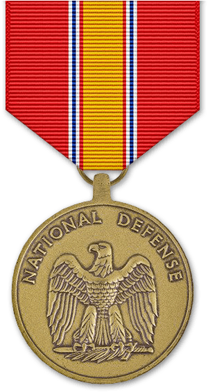 National Defense Service Medal PNG image with transparent background