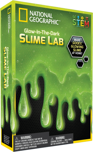 Glow In The Dark Slime Lab National Geographic, HD Png Download PNG image with transparent background