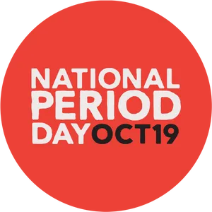 National Period Day Event Poster Oct19 PNG Image