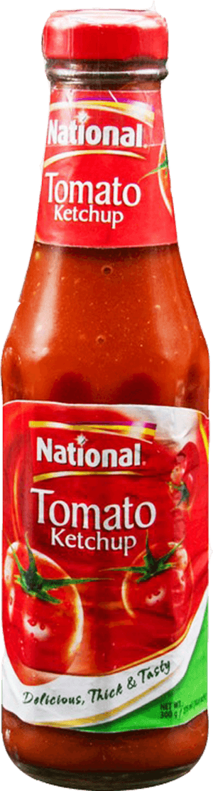 National Tomato Ketchup Bottle 300 Gm - Tomato Ketchup Bottle Png, Transparent Png PNG with transparent background