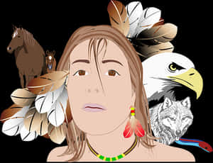 Native American Spirit Animals PNG