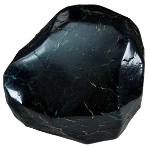 Natural Obsidian Boulder Png Teh17 PNG Image