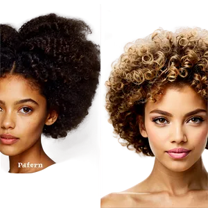 Natural Perm Look Png 25 PNG Image