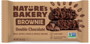 Nature's Bakery Double Chocolate Brownie, HD Png Download PNG image with transparent background