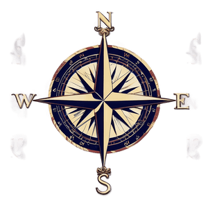 Nautical Compass Rose Graphic PNG btv14 PNG image with transparent background