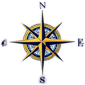 Nautical Compass Rose Graphic PNG dun PNG image with transparent background