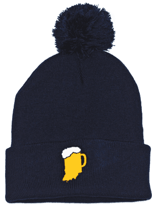 Drink Navy Pom Beanie'Data-large Image='//cdn - Beanie, HD Png Download PNG image with transparent background