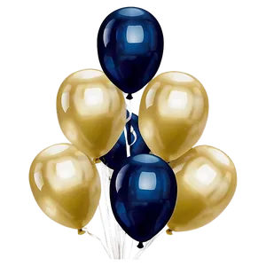 Navy Blue Balloons Png Crs97 PNG Image