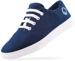 Navy Blue Casual Sneaker PNG Image