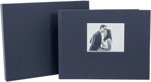 Navy Blue Photo Albums PNG with transparent background
