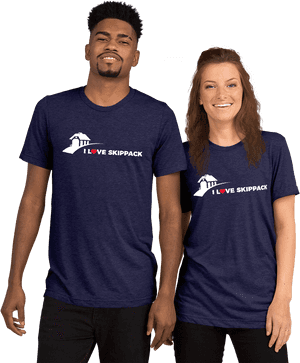 Navy Blue Skippack Love T Shirts PNG image with transparent background