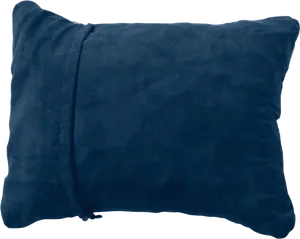 Navy Blue Velvet Pillow PNG Image