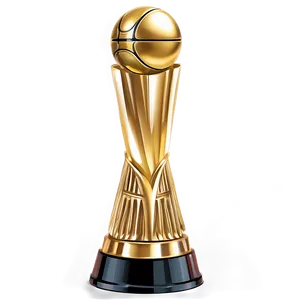 Nba Champions Gold Trophy Png Ajv PNG Image