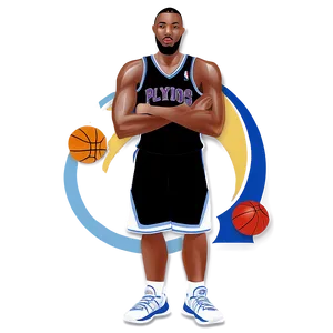 Nba Players Fan Art Png Lhx PNG Image