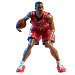 Nba Players In Action Figures Png Hng PNG Image