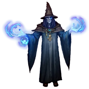 Necromancer Wizard Summoning Png 06112024 PNG Image