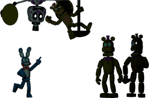 Nedd Bear Is Now On The Ceiling - Fnaf Nightmare Nedd Bear, HD Png Download PNG image with transparent background