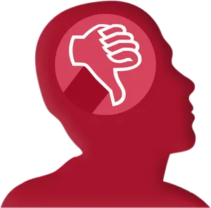 Negative Thoughts Concept PNG Image