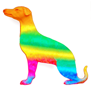 Neon Animal Silhouettes PNG 11 PNG image with transparent background