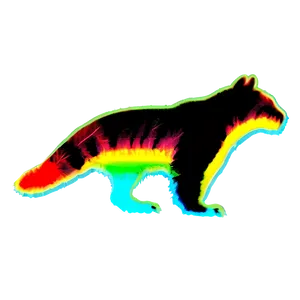 Neon Animal Silhouettes Png Ifj PNG Image