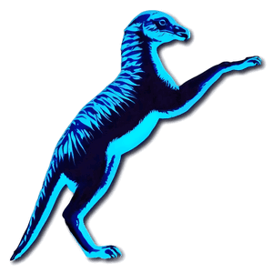 Neon Animal Silhouettes PNG uds24 PNG image with transparent background