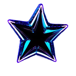 Neon Blue Stars Png Rld PNG Image