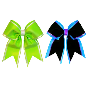 Neon Cheer Bow Png 06212024 PNG Image