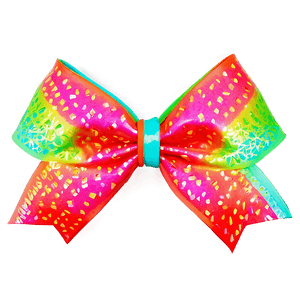 Neon Cheer Bow PNG 06212024 PNG