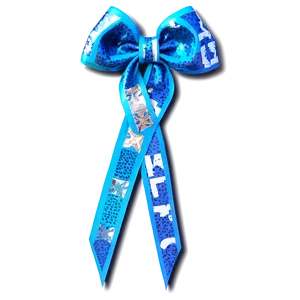 Neon Cheer Bow Png 06212024 PNG Image