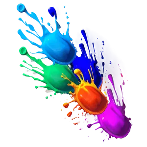 Neon Color Splash Png 06252024 PNG Image