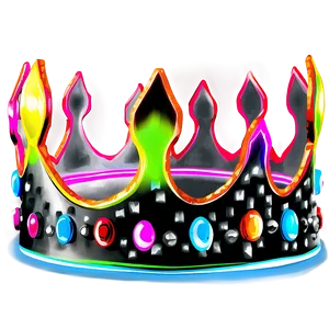 Neon Crown Drawing Png 84 PNG Image