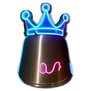 Neon Crown Sign Png Aov54 PNG Image