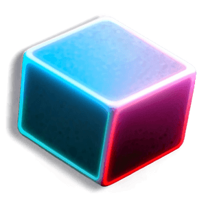 Neon Cube PNG 05242024 PNG