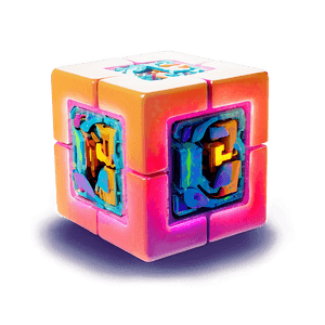Neon Cube PNG 52 PNG