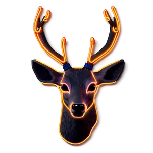 Neon Deer Head Sign Png 34 PNG Image