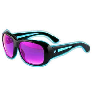 Neon Gangster Glasses Png Kxy PNG Image