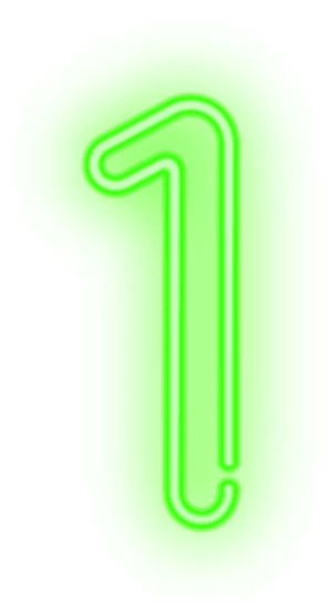 Transparent Neon Sign Png - Gallery Yopriceville Com Three Neon Green, Png Download PNG with transparent background