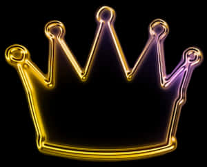 Crown Gold Golden Princess Glitter Neon Ftestickers - Rose Gold Glitter Crown, HD Png Download PNG